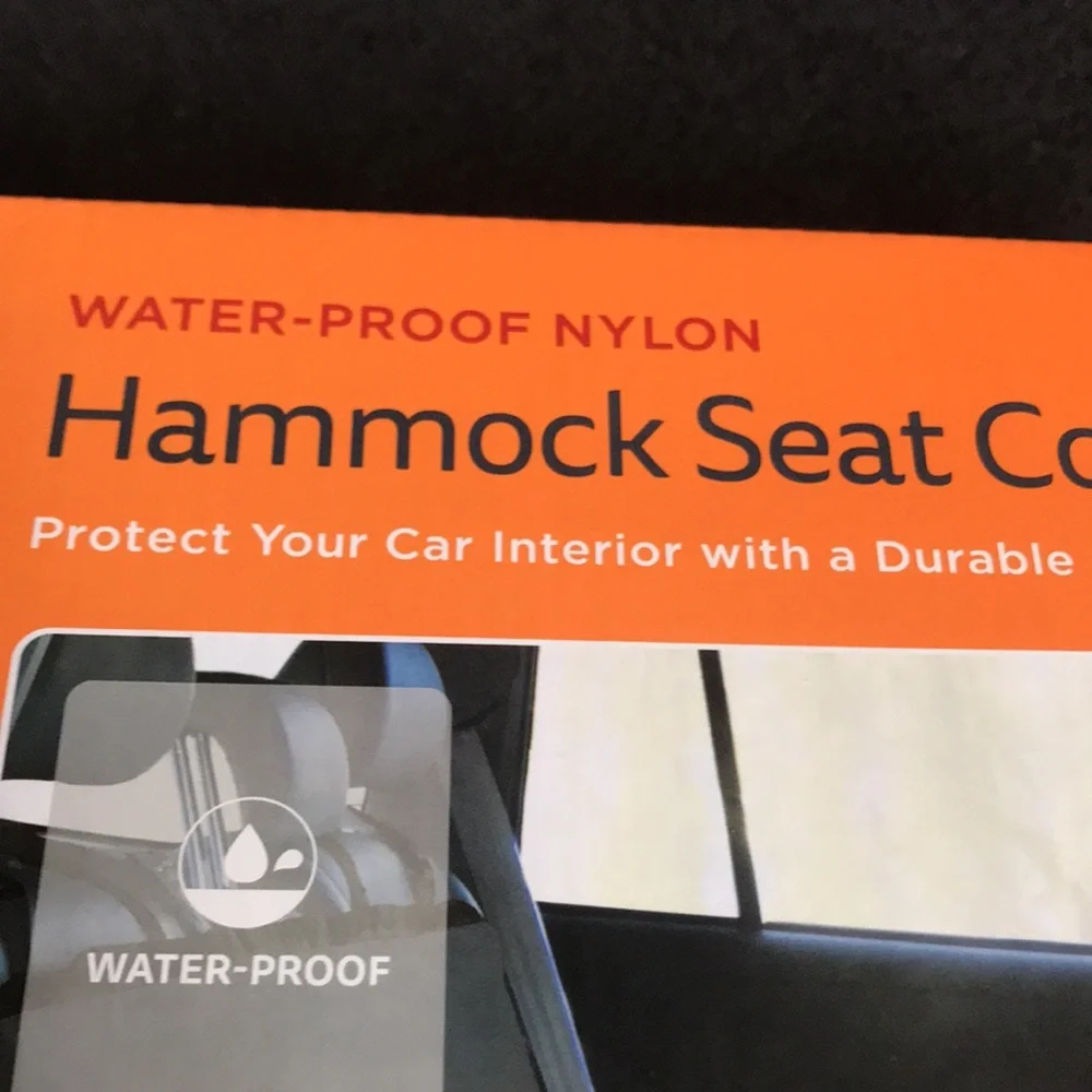 Nylon waterproof back car seat hammock cover NIB